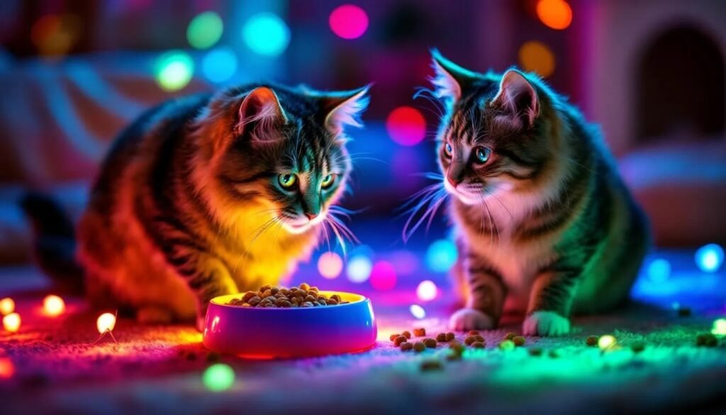 cat mealtime enrichment